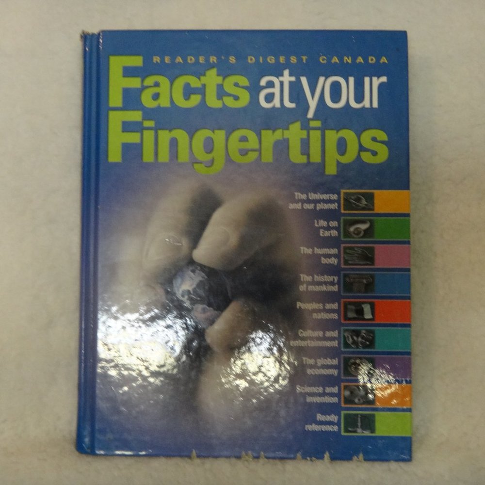 READER'S DIGEST CANADA FACTS AT YOUR FINGER TIPS BOOK 512 PAGES
